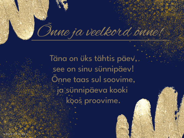 Pilt #2358 - Õnne ja veelkord õnne!