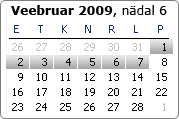 Jaanuar 2009, nädal 6