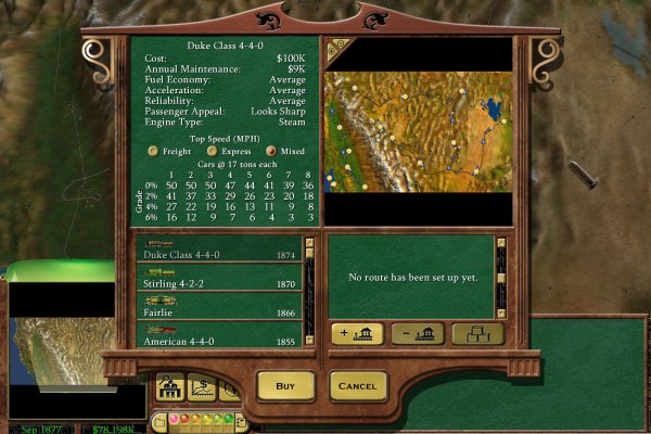 Railroad Tycoon 3 pilt 7314 Railroad Tycoon 3 pilt 7314
