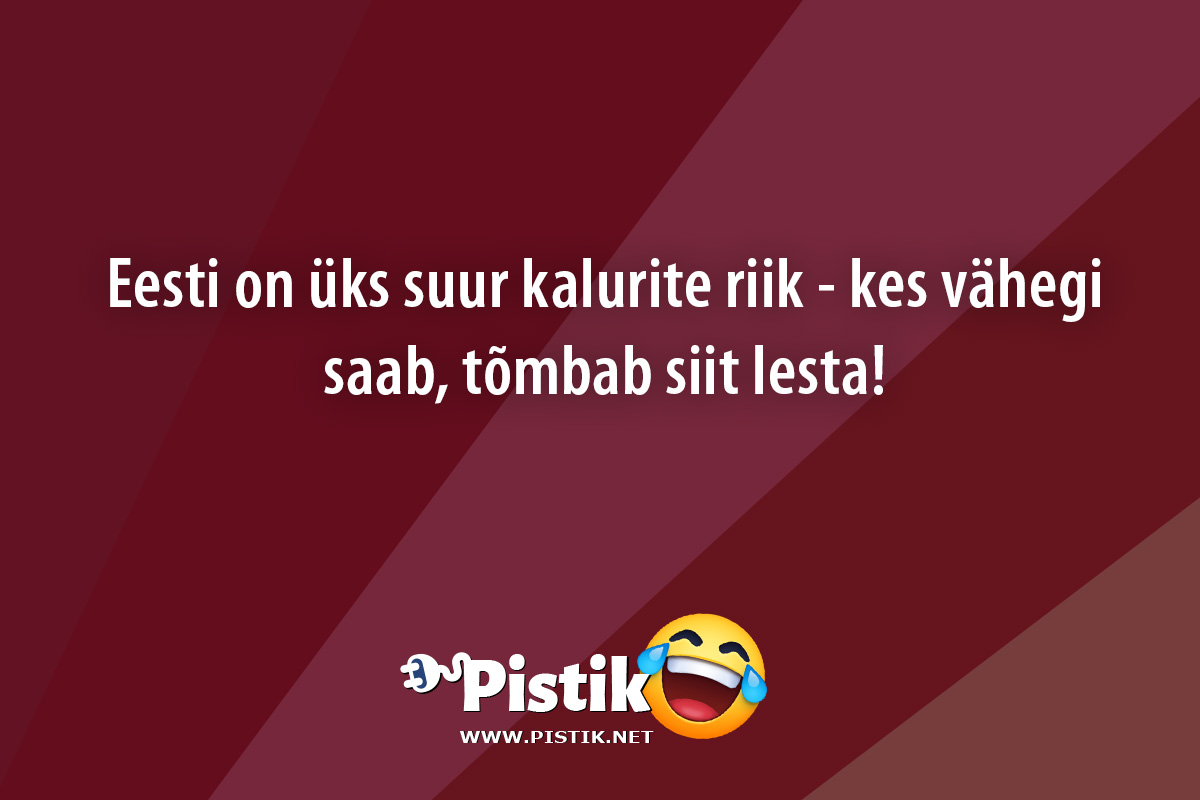 Eesti on üks suur kalurite riik - kes vähegi saab, tõmb ...