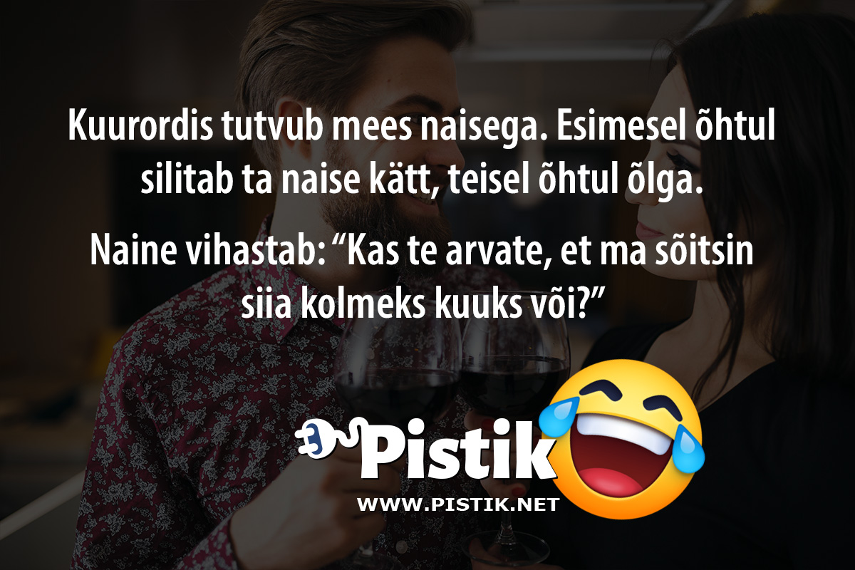 Kuurordis tutvub mees naisega. Esimesel õhtul silitab t ...