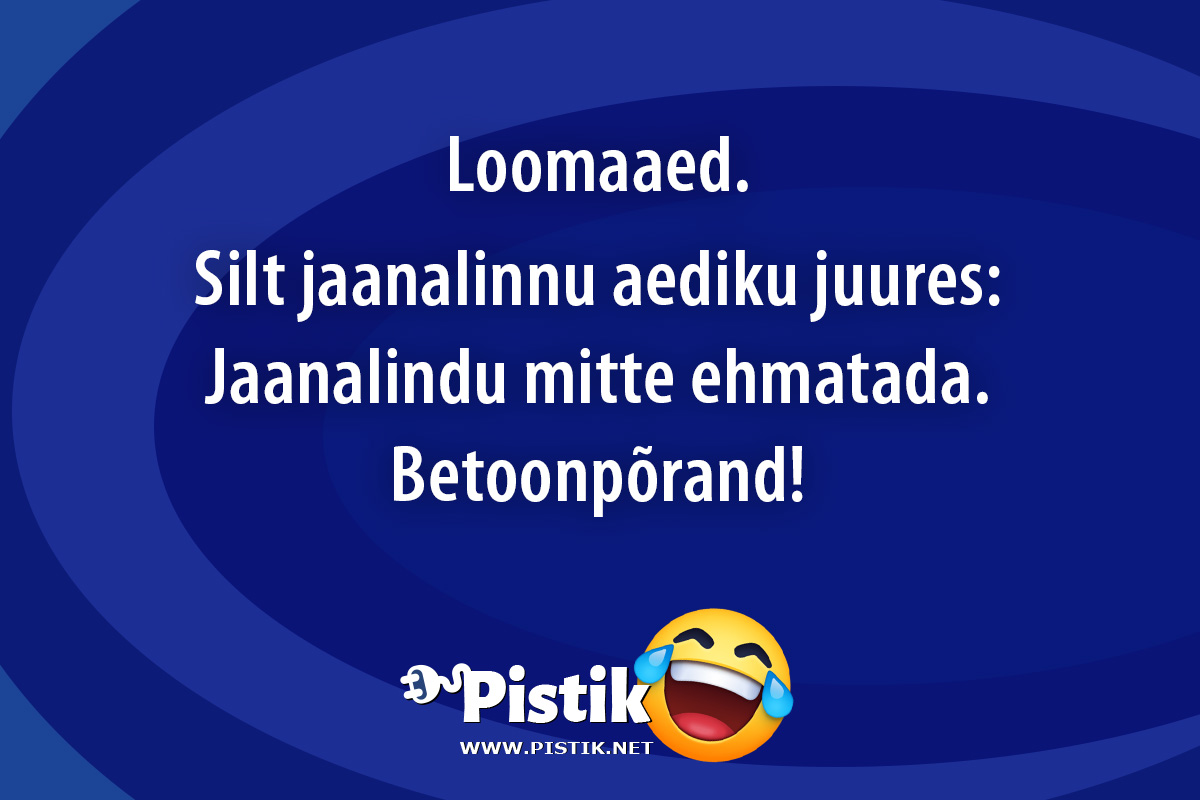 Loomaaed. Silt jaanalinnu aediku juures: Jaanalin ...