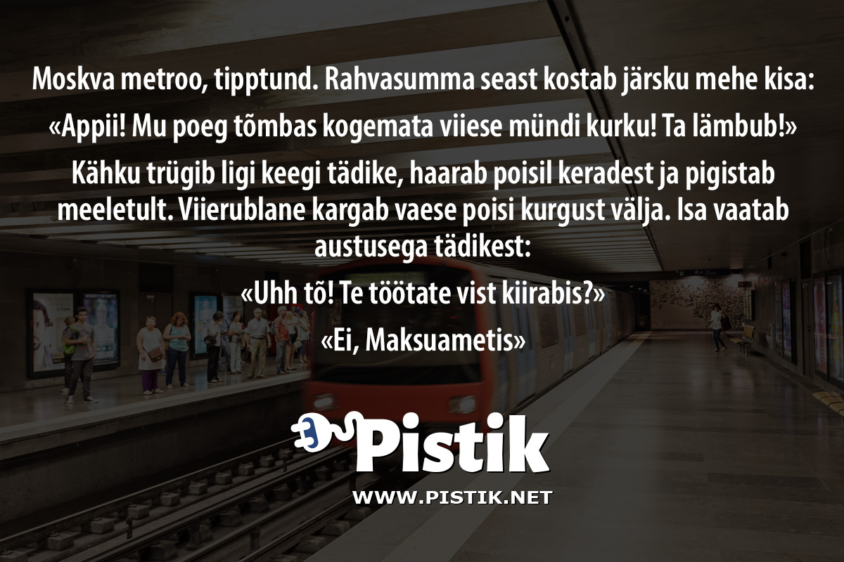 Moskva metroo, tipptund. Rahvasumma seast kostab järsku ...