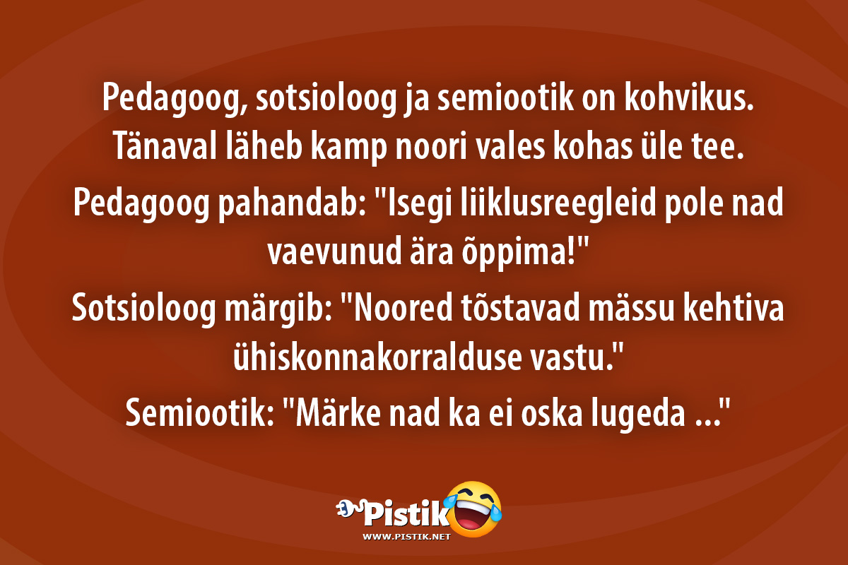 Pedagoog, sotsioloog ja semiootik on kohvikus. Tänaval ...