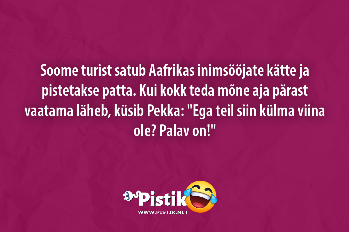 Soome turist satub Aafrikas inimsööjate kätte ja pistet ...