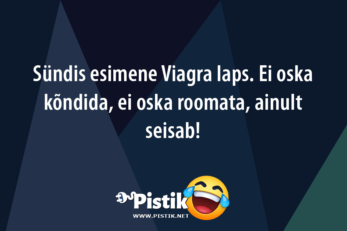 Sündis esimene Viagra laps. Ei oska kõndida, ei oska ro ...