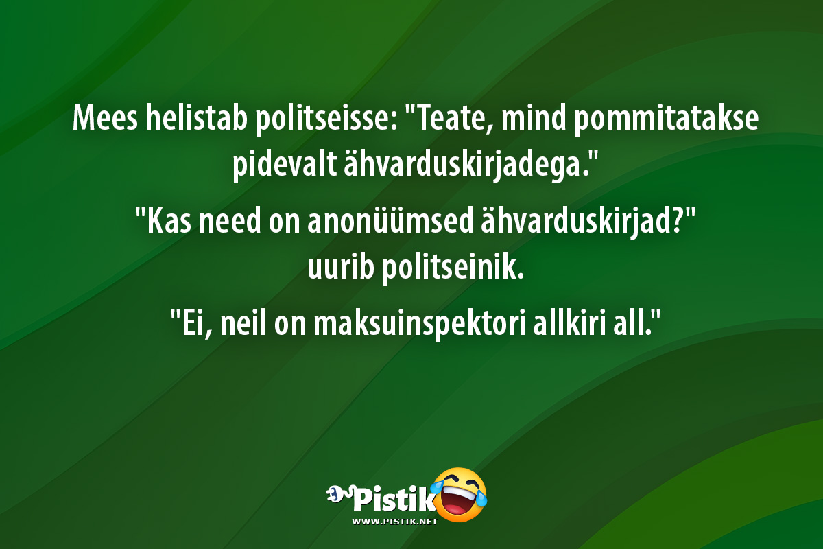 Mees helistab politseisse: Teate, mind pommitatakse pi ...