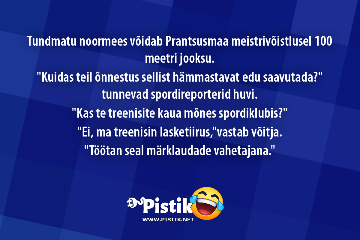 Tundmatu noormees võidab Prantsusmaa meistrivõistlusel ...