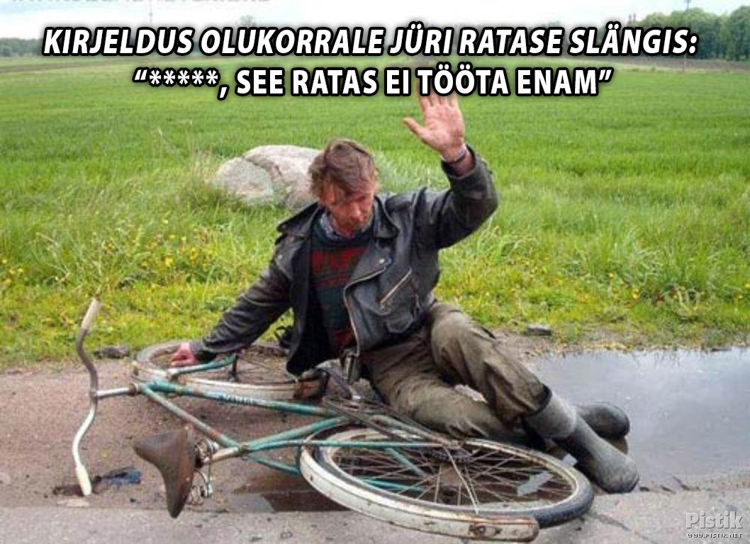 Kirjeldus olukorrale Jüri Ratase slängis