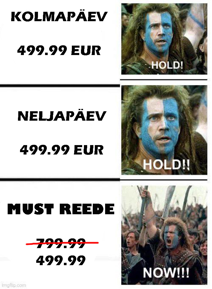 Musta reede hinnad on nagu alati Musta reede hinnad on nagu alati