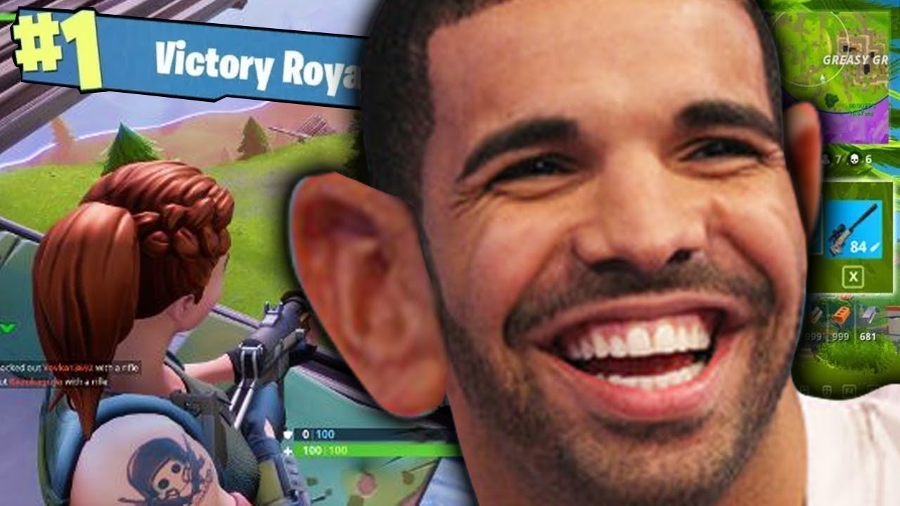 Video e-kaart Drake mängib Fortnite?