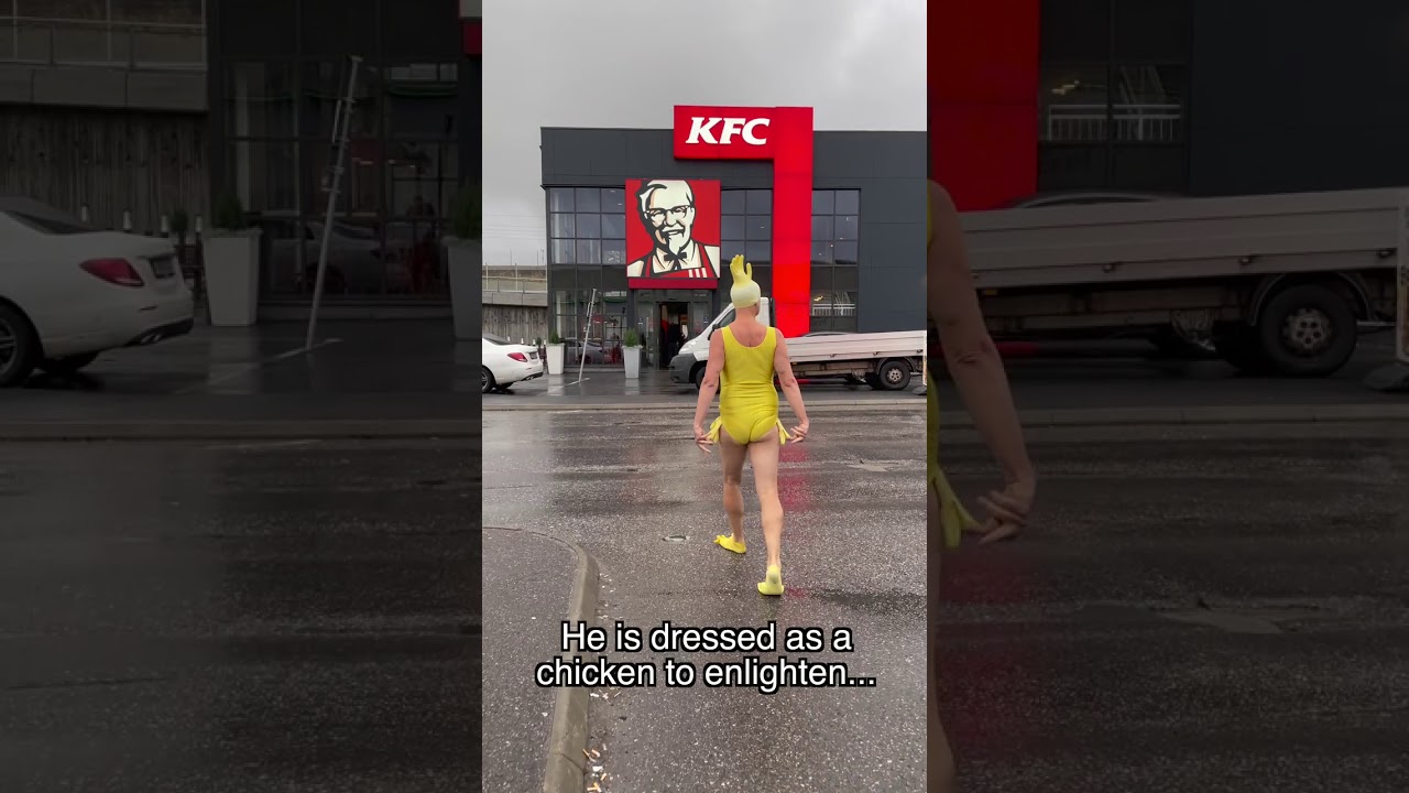 Vaata mis juhtub kui kui kana läheb KFC-sse