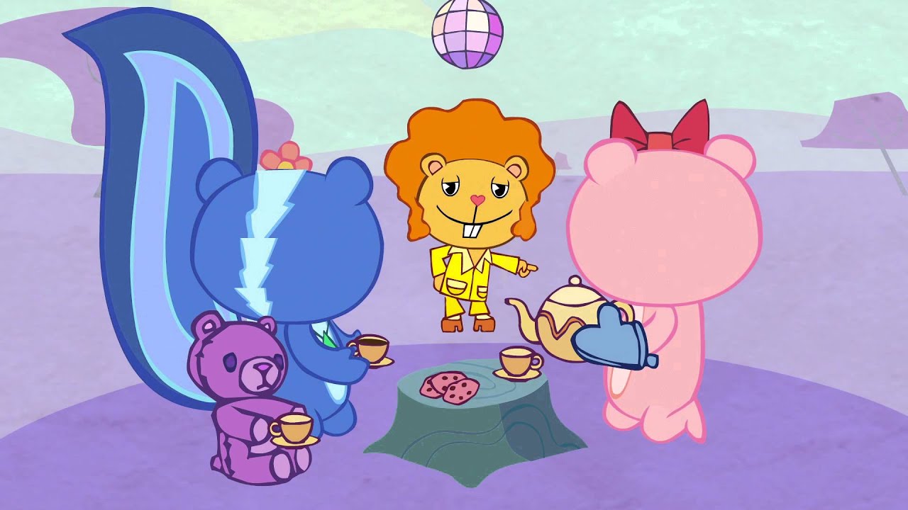 Video e-kaart Happy Tree Friends - Stayin Alive