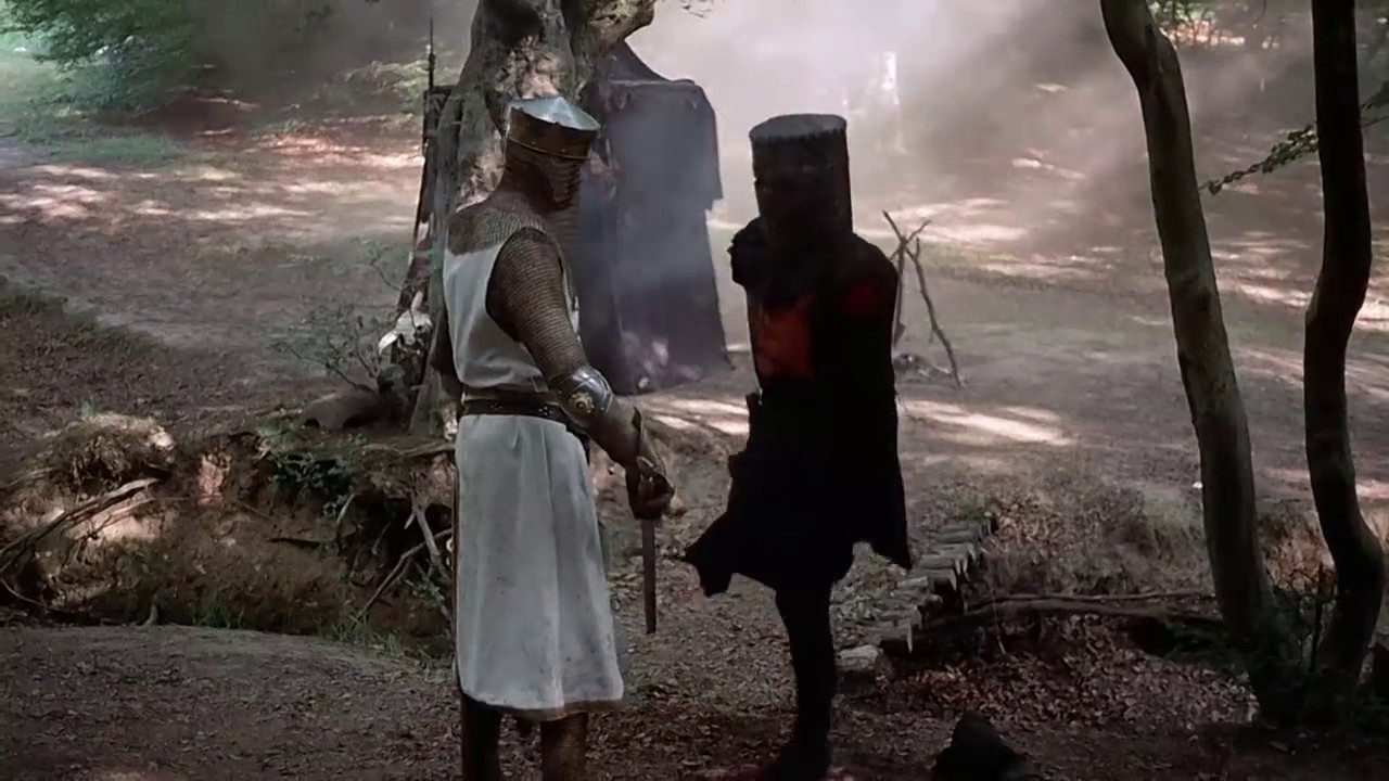 Video e-kaart Monty Python - Black Knight