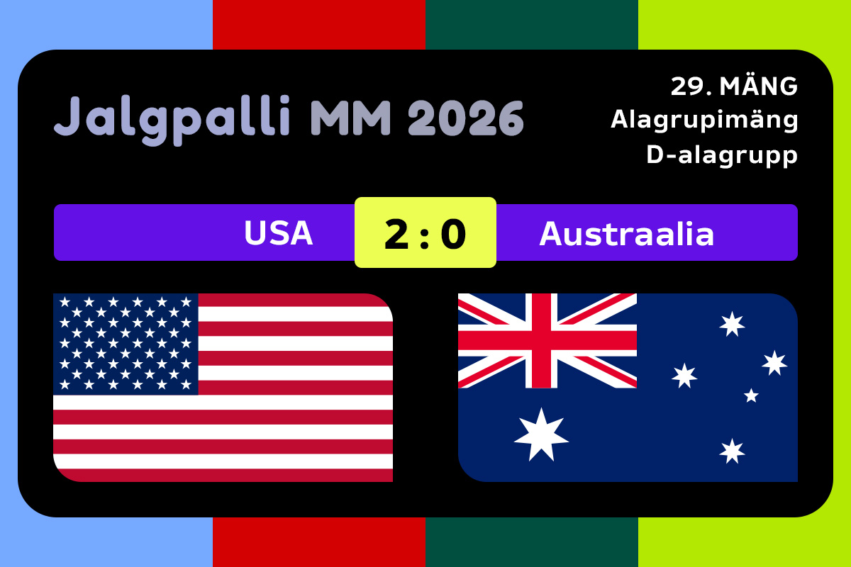 USA alistas Austraalia ja kindlustas pääsu MM-i sõelmängudele