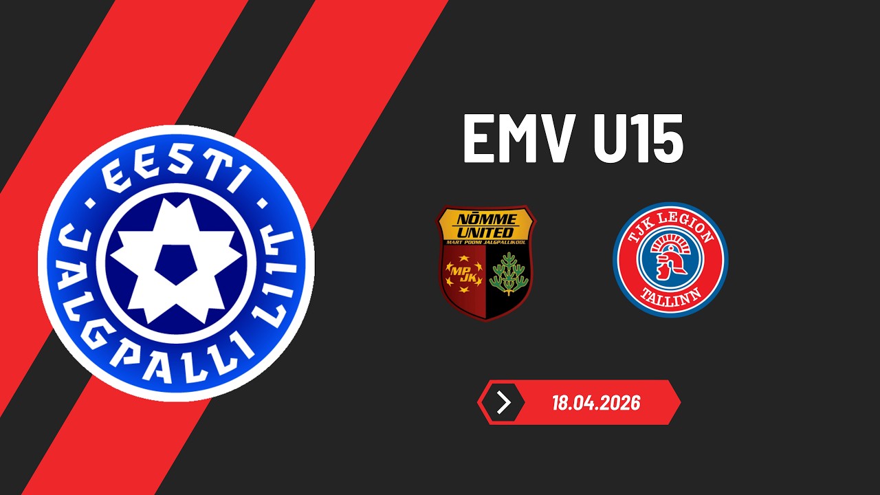 Vägivaldseks kujunenud EMV U15 Nõmme United 2012 vs Tallinna JK Legion