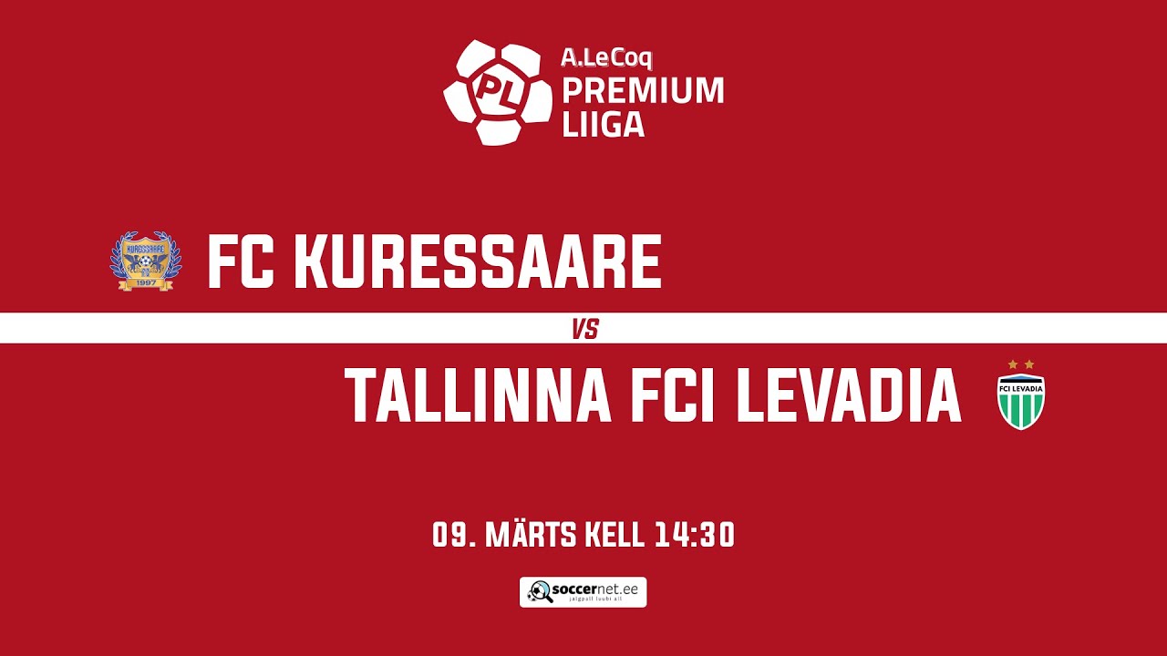 Premium liiga 2024 2. voor, FC Kuressaare - Tallinna FCI Levadia