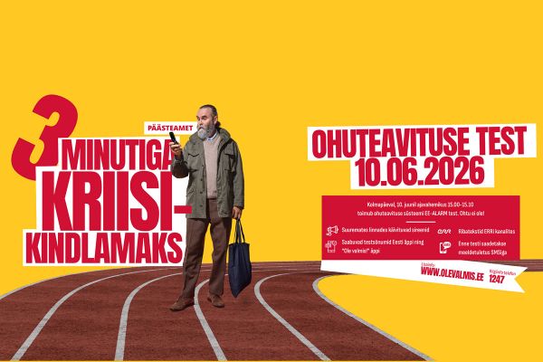 Päästeamet testib täna EE-ALARMi süsteemi ja kutsub inimesi kriisideks valmistuma