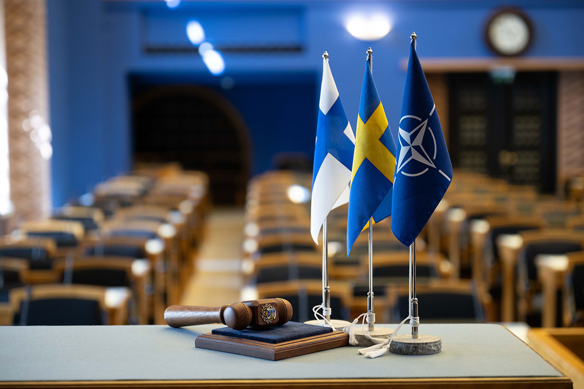 Riigikogu kiitis eile heaks Soome ja Rootsi NATOga ühinemise protokollid