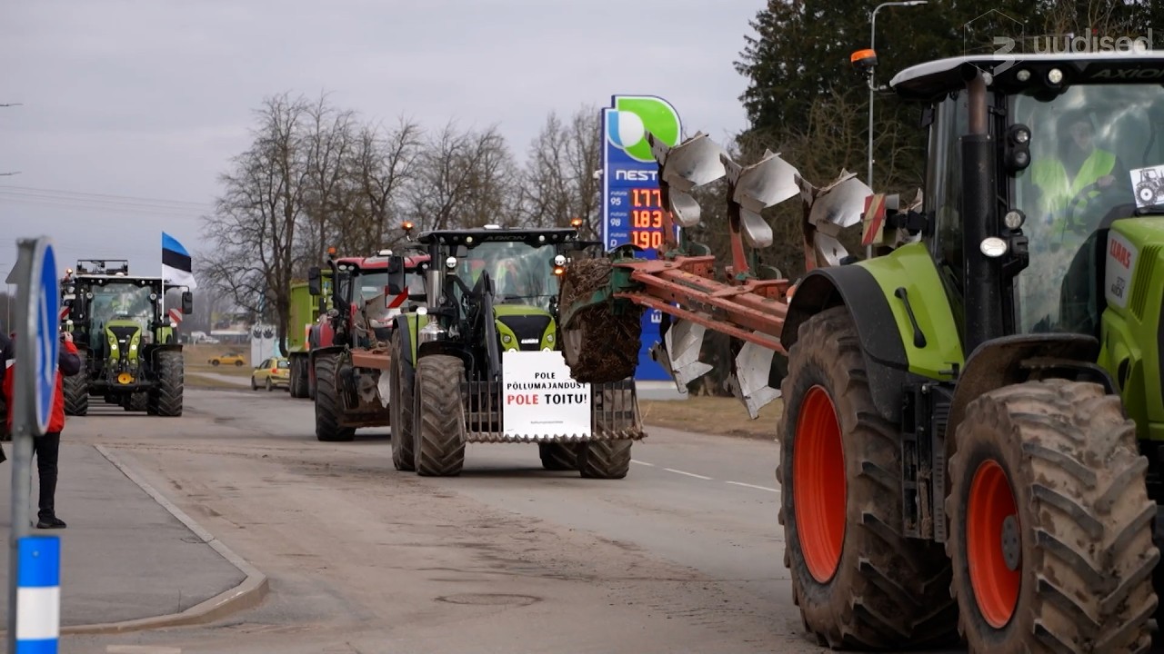 Põllumehed pidasid eile meeleavaldust