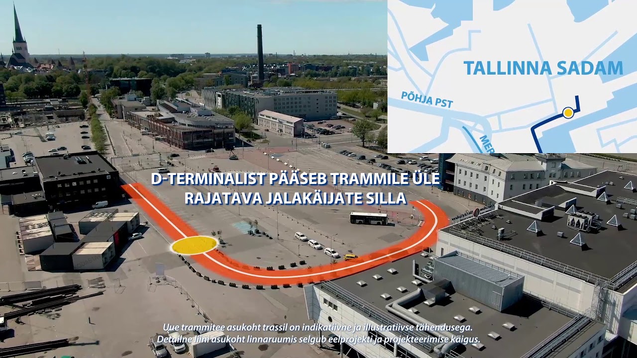 Tallinna Vanasadama trammiliin - osa Rail Baltica projektist