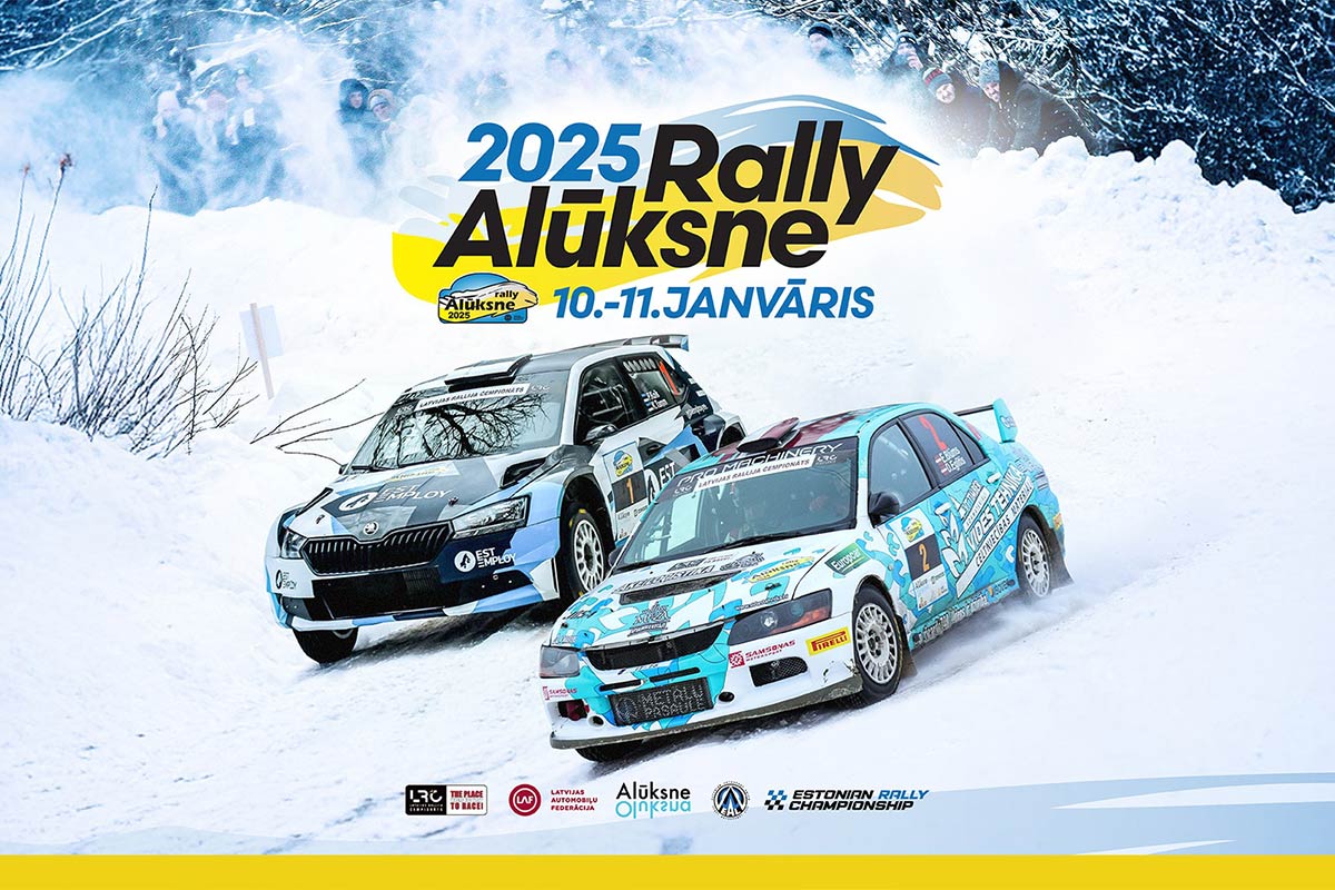 Aluksne ralli - Rally Alūksne 2025 info