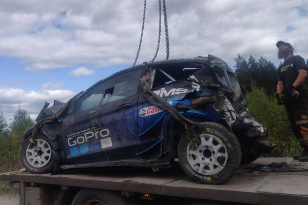 Paddon lõhkus testsõidul auto ja Soomes ei stardi
