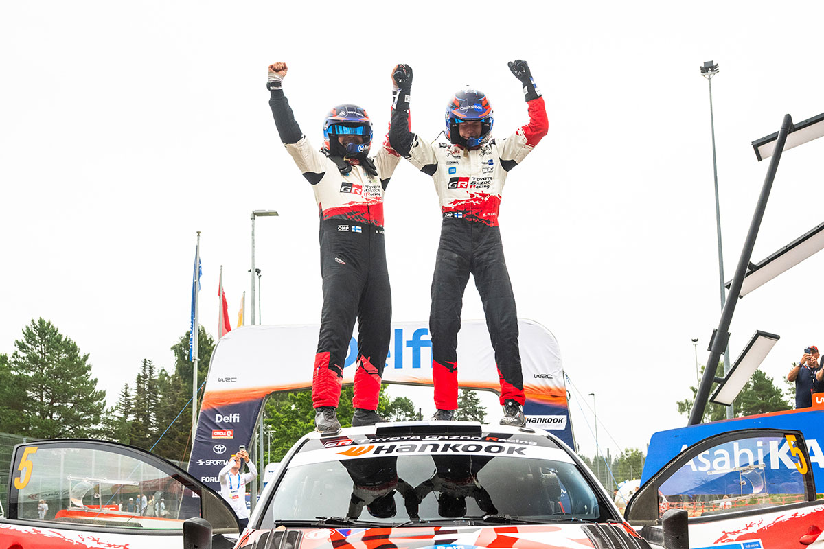 Pajari võttis Rally Estonial karjääri esimese MM-võidu, Virves säras WRC2-s Pajari võttis Rally Estonial karjääri esimese MM-võidu, Virves säras WRC2-s