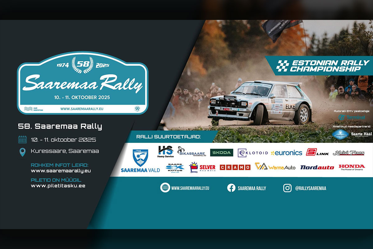 Saaremaa Rally 2025 info Saaremaa Rally 2025 info