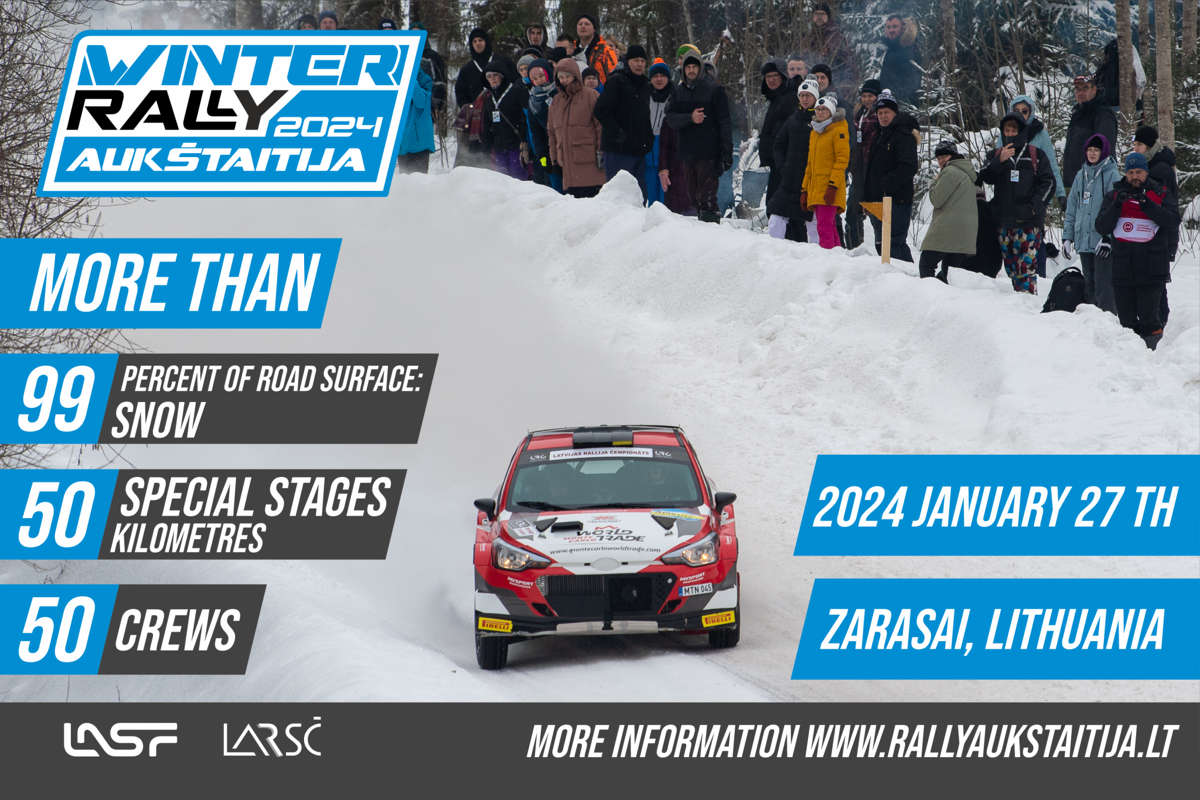 Winter Rally Aukštaitija 2024 info