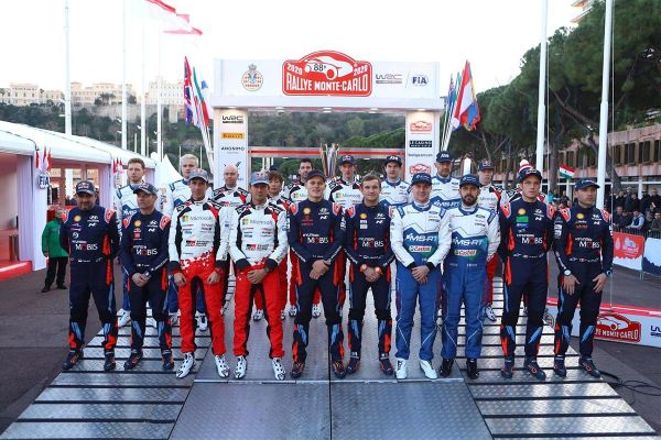 WRC hooaeg 2020 algab täna õhtul Monte Carlo ralliga, lisatud ajakava