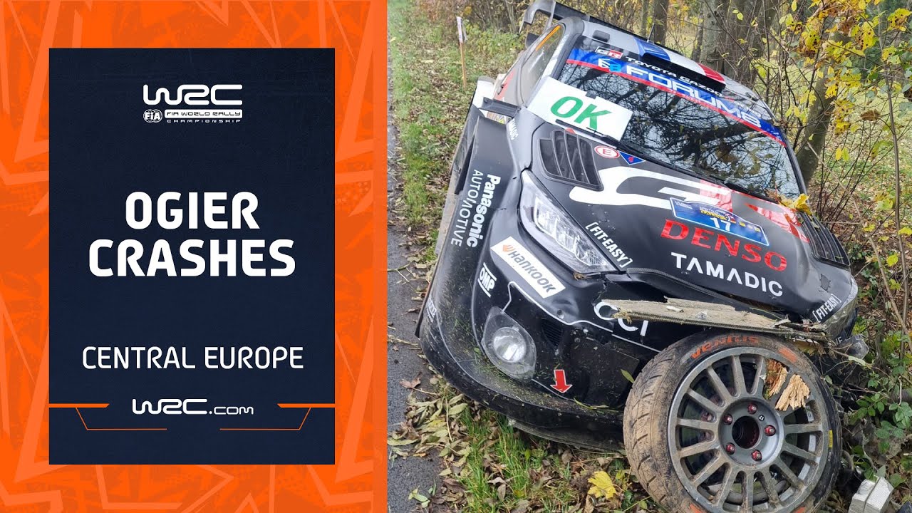 Ogier katkestamine Kesk-Euroopa Rally 2025 SS10 kiiruskatsel