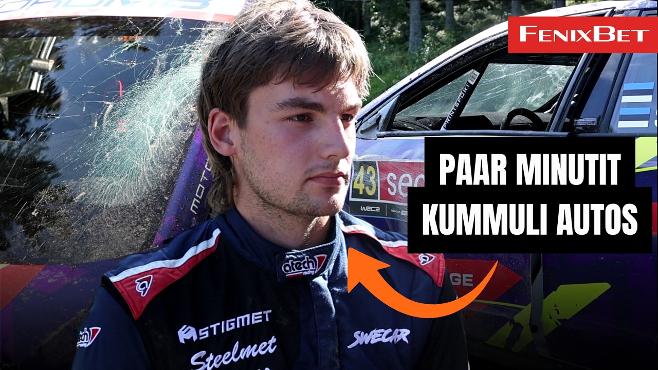 Enoki esimesed kommentaarid pärast laupäevast üle katuse käiku Soome ralli 2026