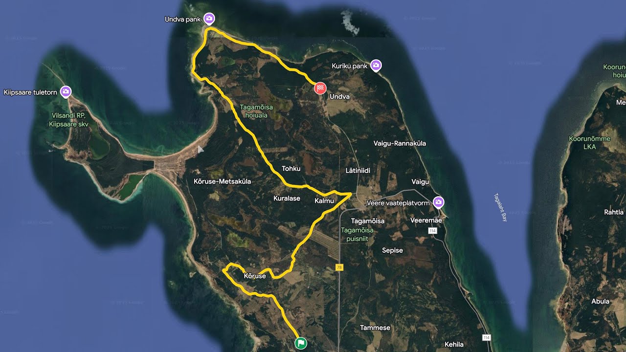 Saaremaa Rally 2025 SS4/SS6 kiiruskatse rajajuhis