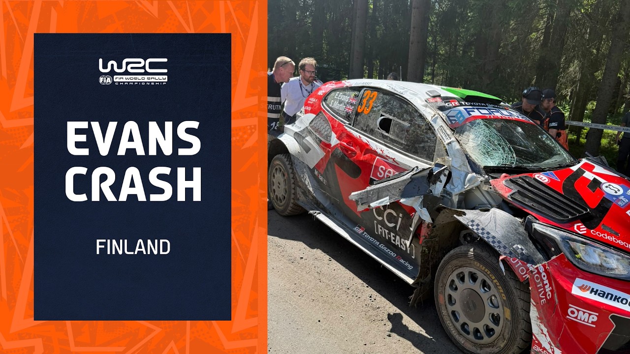 Soome ralli 2026, SS14, Evansi üle katuse käimine, FIA