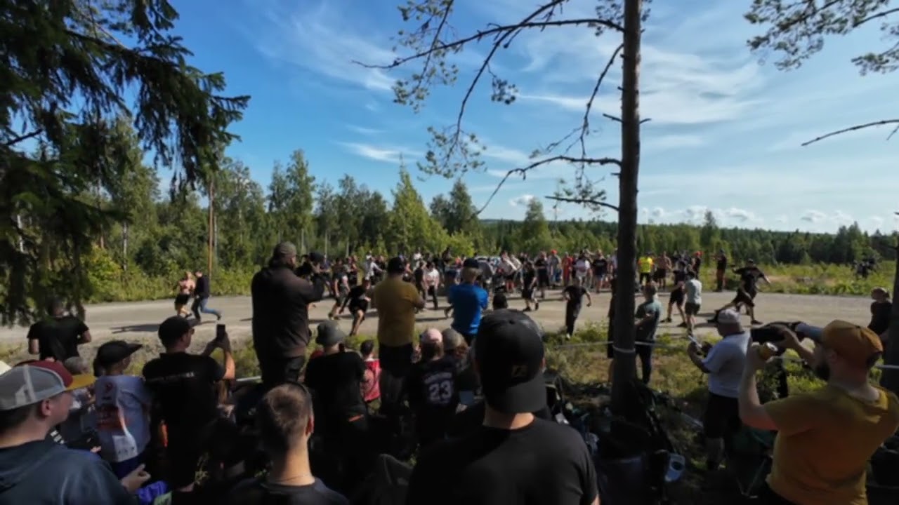 Korhoneni avarii ja katkestamine 13. kiiruskatsel, Soome ralli 2026