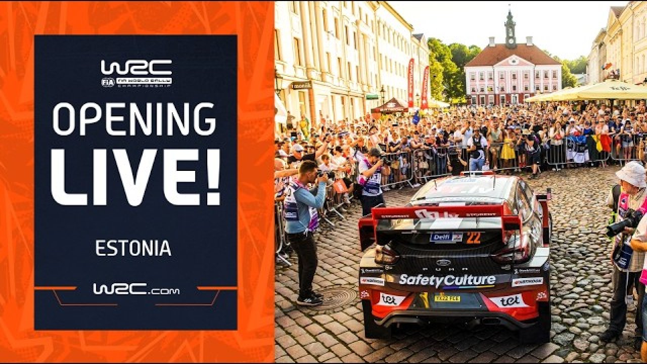 Rally Estonia 2026 avatseremoonia otseülekanne Rally Estonia 2026 avatseremoonia otseülekanne