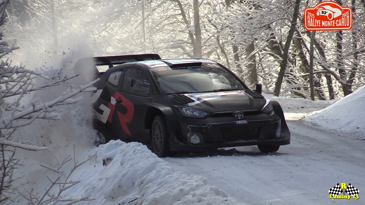 Rovanperä Monte Carlo ralli 2025 eelne test