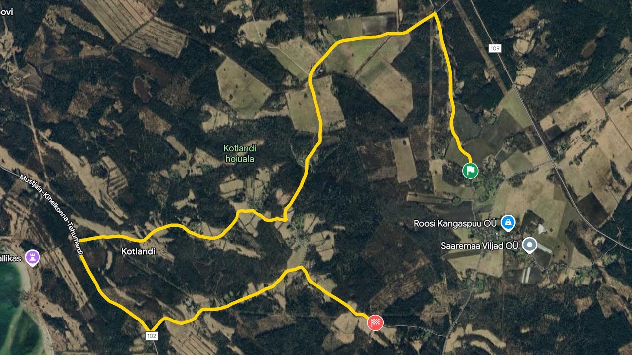 Saaremaa Rally 2025 SS7/SS9 kiiruskatse rajajuhis