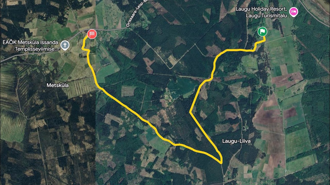 Saaremaa Rally 2025 SS1 kiiruskatse rajajuhis