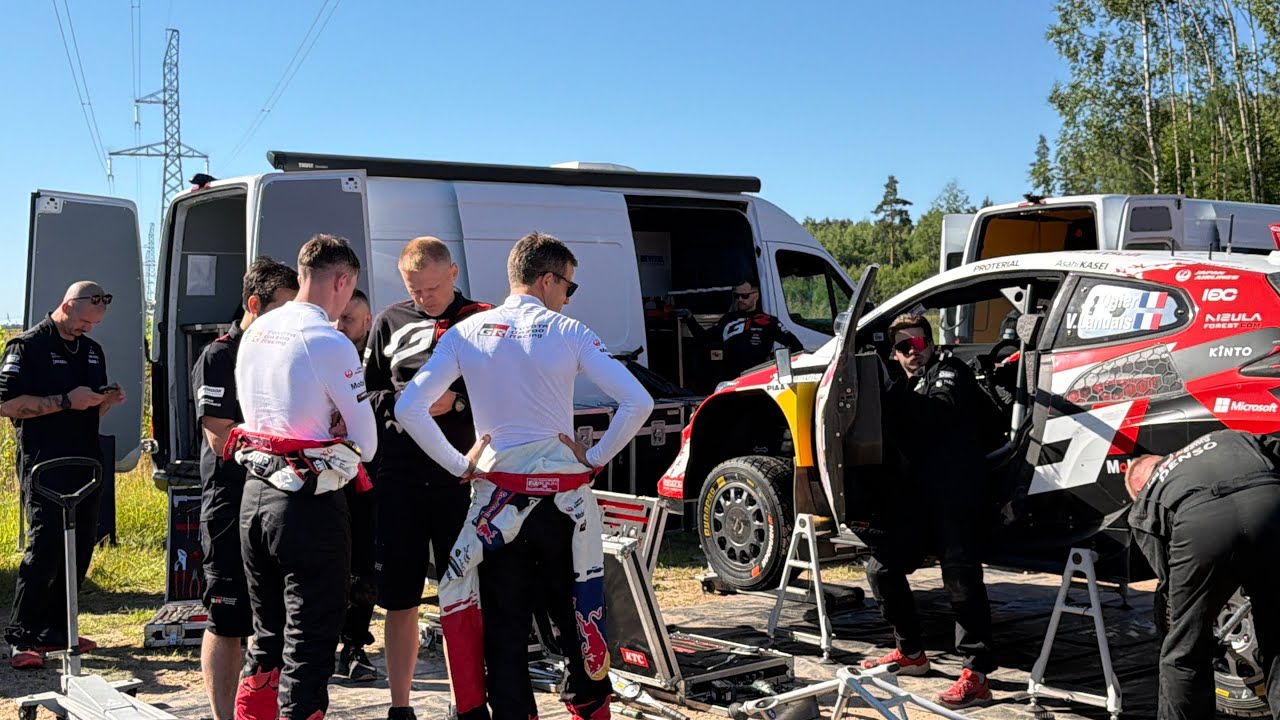Rally Estonia 2026 shakedown testikatse hooldusala Rally Estonia 2026 shakedown testikatse hooldusala