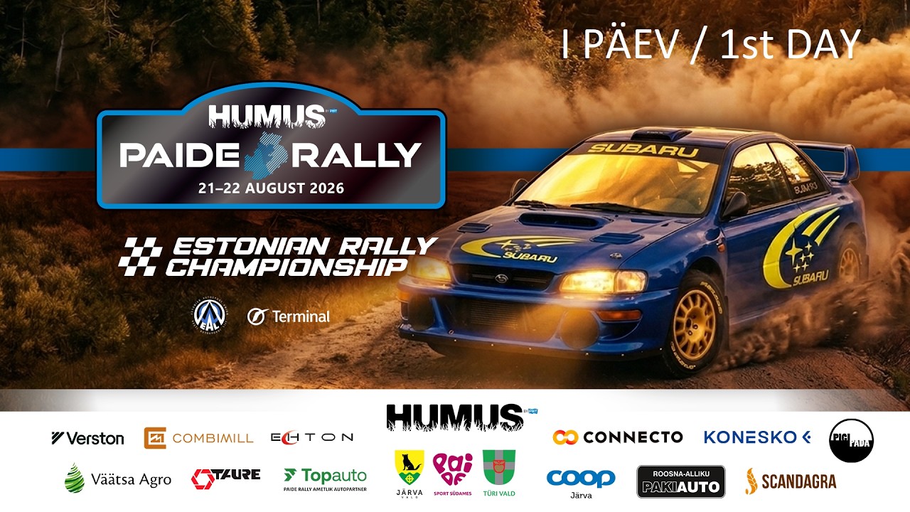 Paide Rally 2026 reedese võistluspäeva otseülekanne, EAL TV