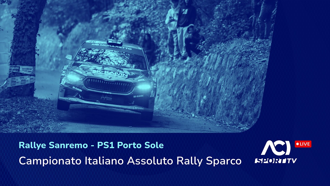73. Rallye San Remo 2026 SS1 kiiruskatse otseülekandena, ACI Sport TV