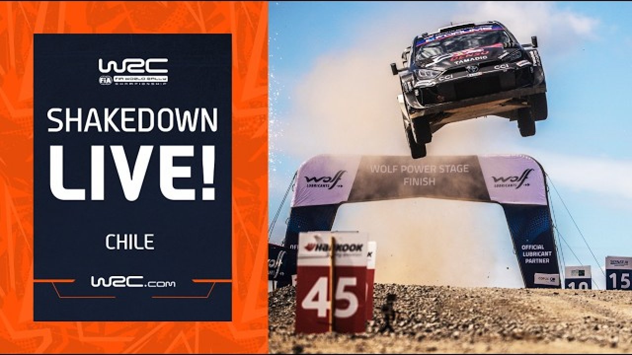 Tšiili Ralli 2026 shakedown testikatse järelvaadatav otseülekanne, FIA