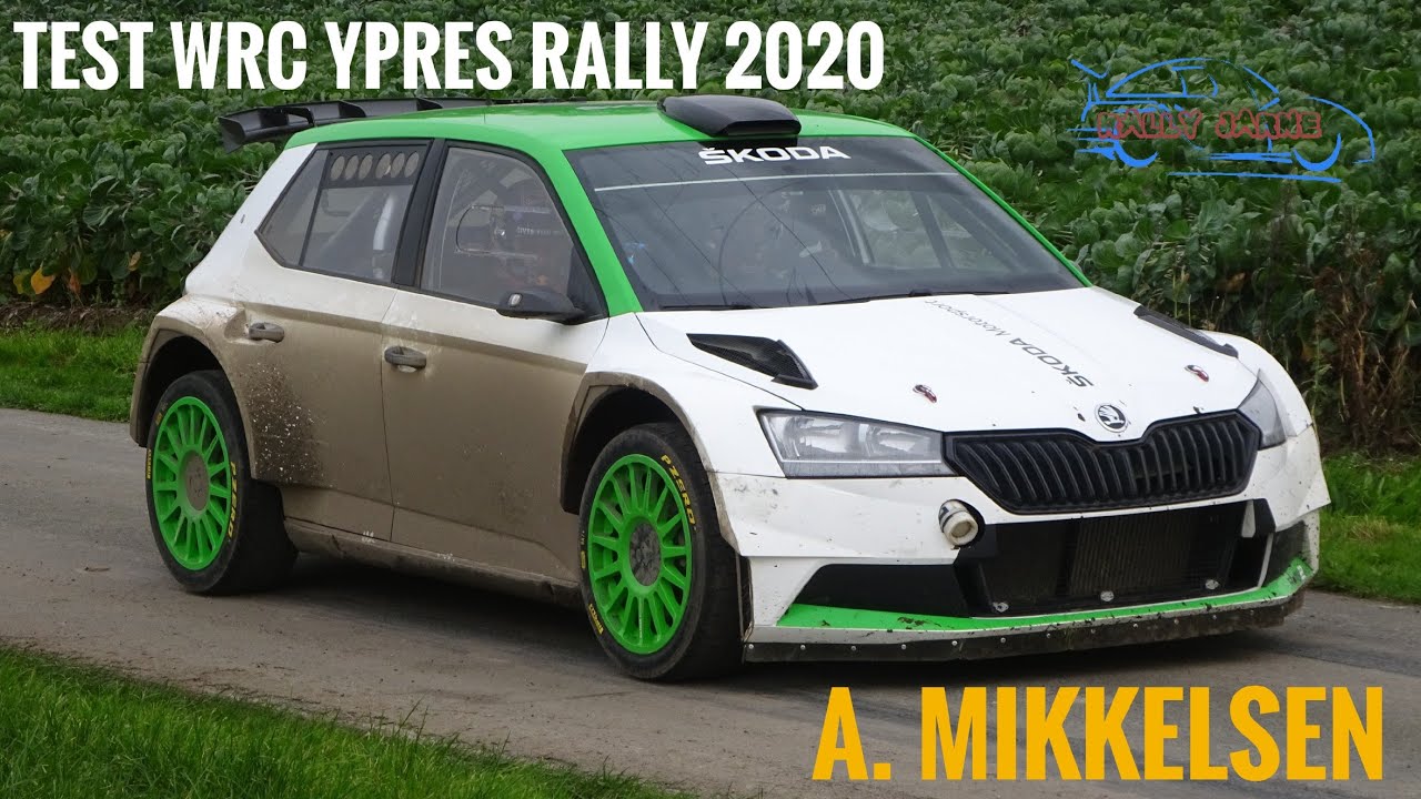 Mikkelsen ja Škoda test enne Ypres Rallyt, Rally Jarne