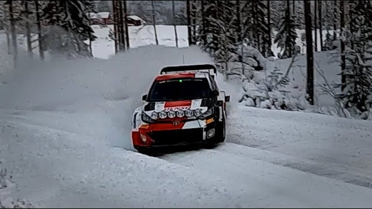 Rovanperä lumetest Soomes
