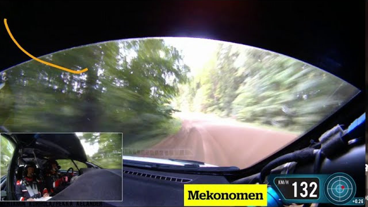 Korhola pardakaamera video Lõuna-Eesti ralli kiiruskatselt SS4