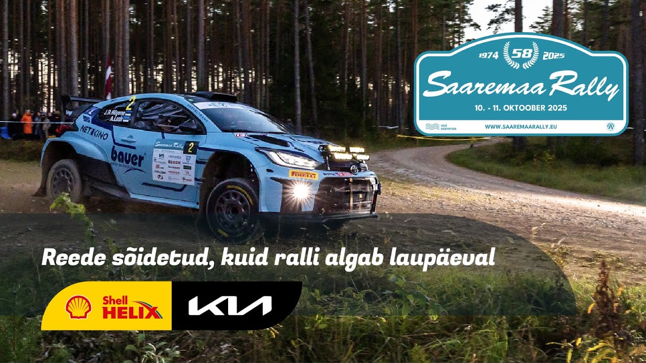 Saaremaa Rally 2025 reedese võistluspäeva TOP3, Masinawärk