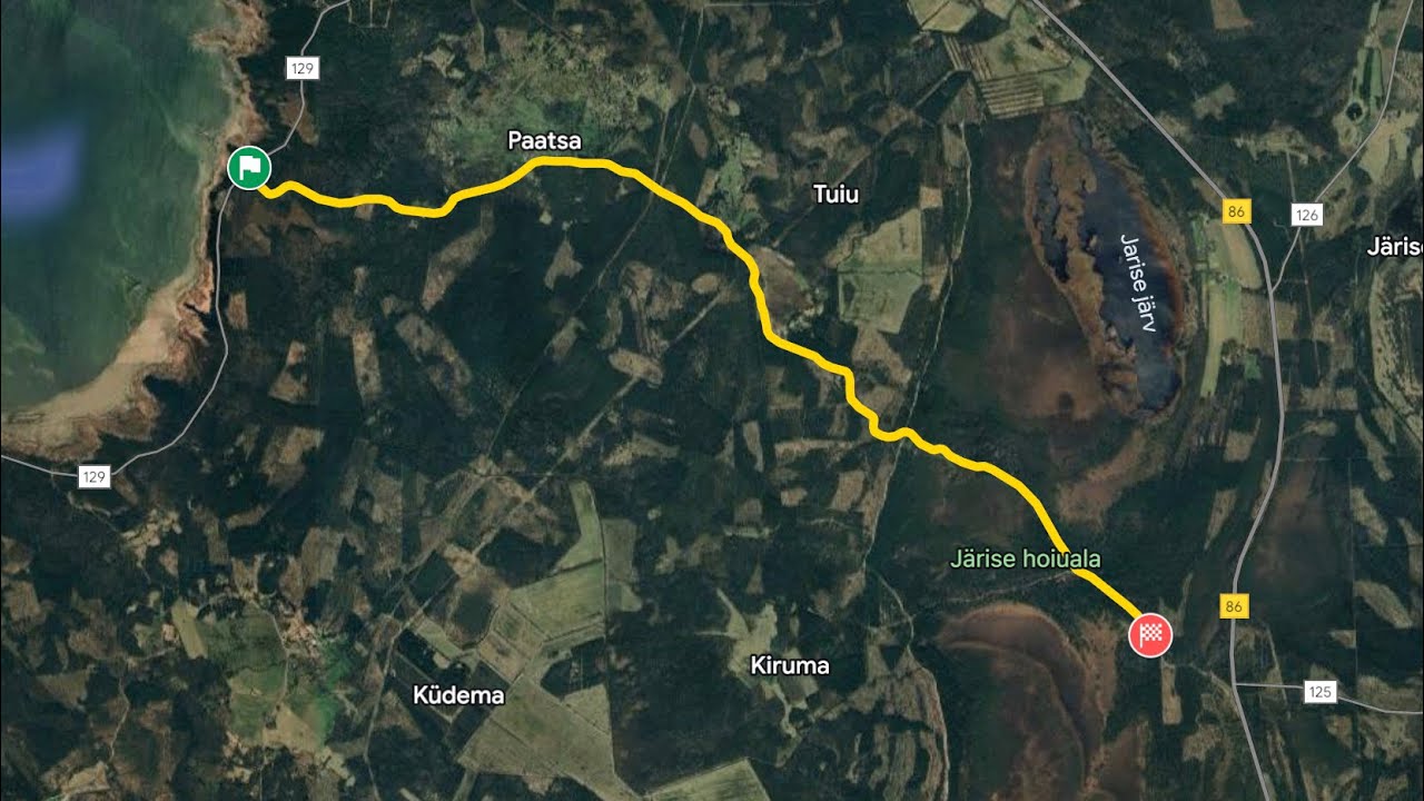 Saaremaa Rally 2025 SS2 kiiruskatse rajajuhis