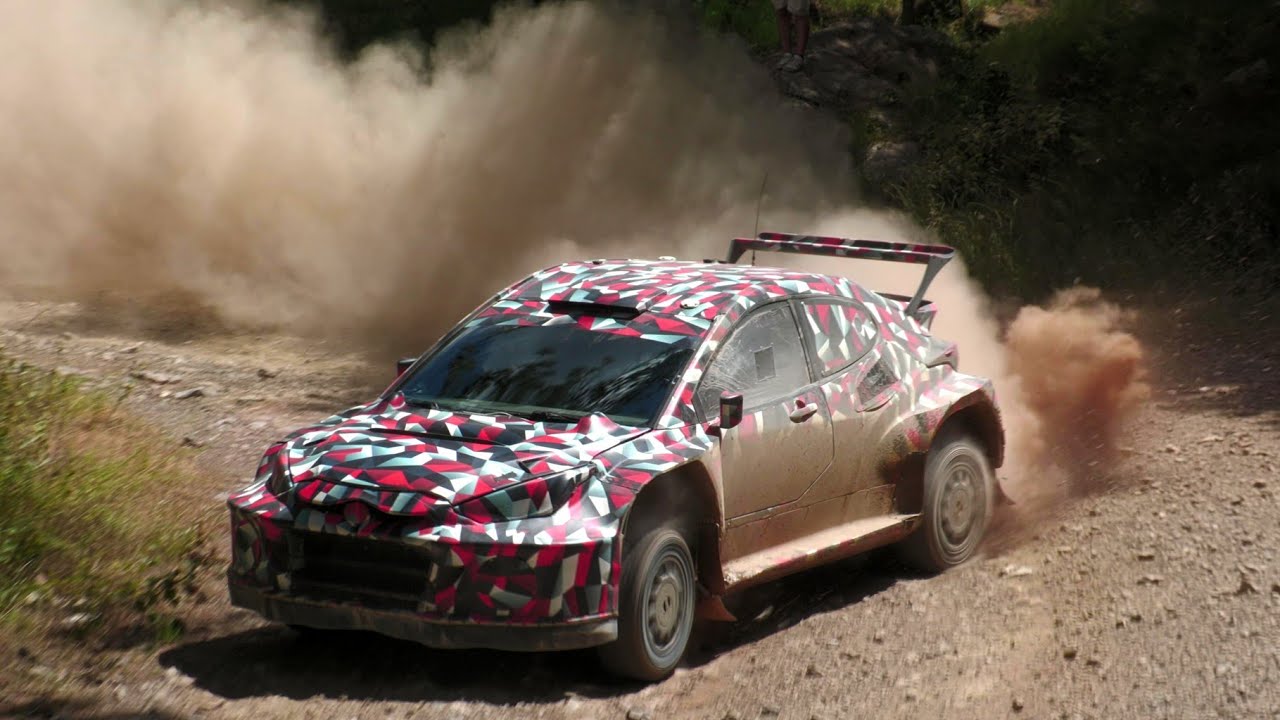 Tänaku test uue Toyota GR Rally1 WRC 2027 masinaga Tänaku test uue Toyota GR Rally1 WRC 2027 masinaga